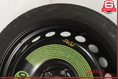 09-16 Audi A5 A4 S4 S5 Emergency Spare Tire Wheel Donut Rim T125/70R19 OEM