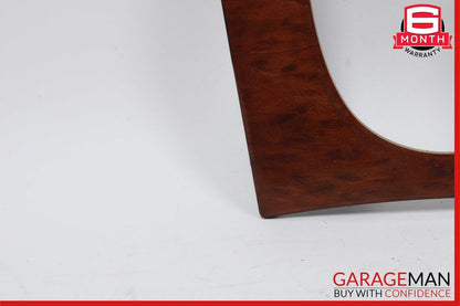 03-06 Mercedes W220 S430 S500 S55 AMG Center Console Shifter Bezel Trim Wood OEM