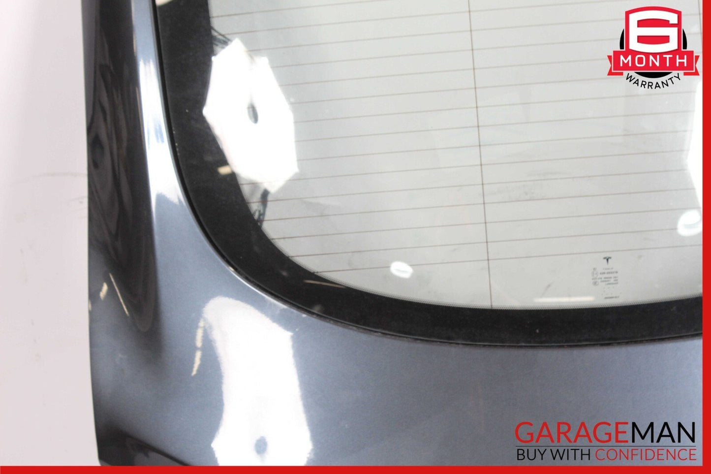 12-20 Tesla Model S Rear Liftgate Tailgate Hatch Trunk Lid Shell Glass Gray OEM