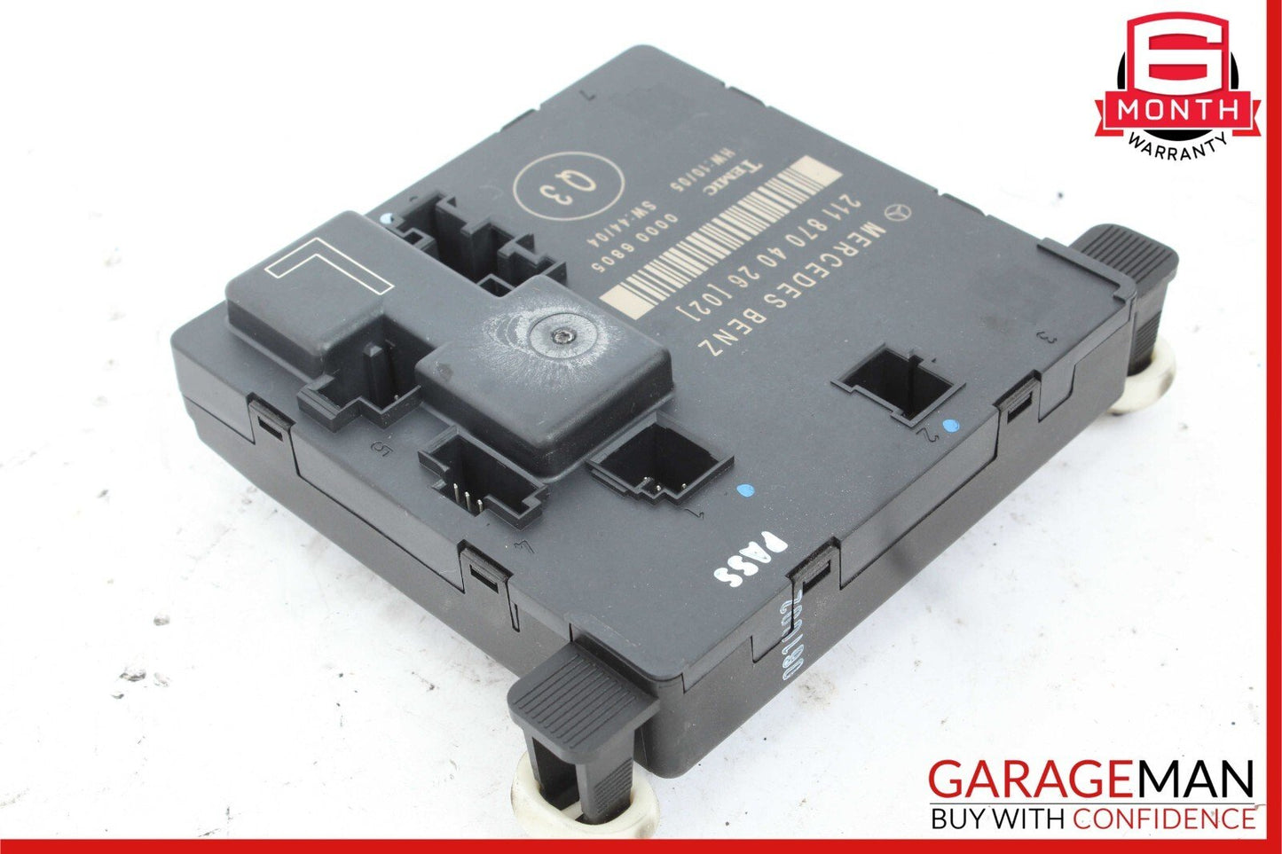 03-09 Mercedes W211 E350 E63 AMG Rear Left Driver Side Door Control Module Unit