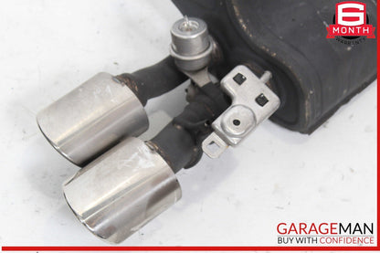 14-17 Maserati Quattroporte SQ4 Rear Right & Left Exhaust Muffler Dual Tip OEM
