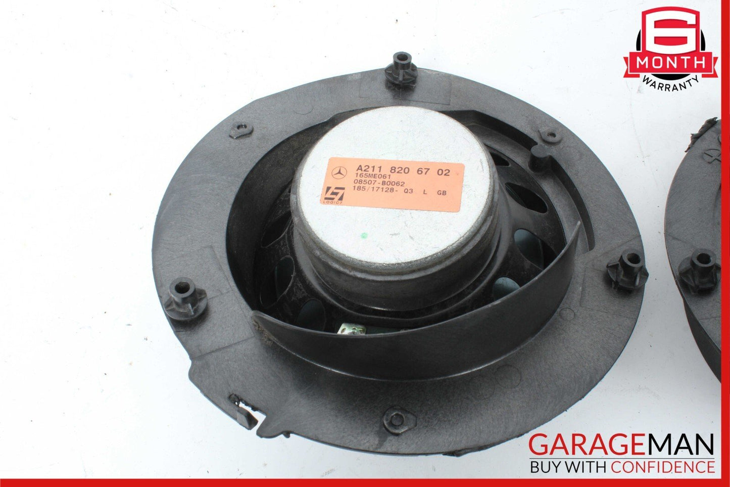 07-09 Mercedes W211 E350 E63 AMG Rear Left & Right Door Audio Sound Speaker Set