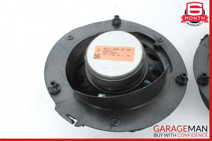 07-09 Mercedes W211 E350 E63 AMG Rear Left & Right Door Audio Sound Speaker Set