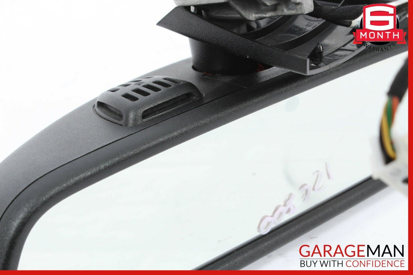 08-14 Mercedes W204 C250 C300 C63 AMG Top Upper Rear View Mirror Assembly Black