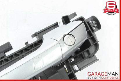 10-13 Mercedes W212 E350 Front Left Side Exterior Door Handle Assembly Silver