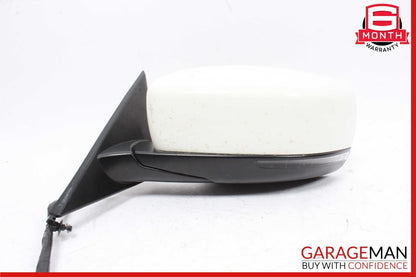 14-17 Maserati Ghibli Front Left Side Mirror Door Rear View Black/White OEM