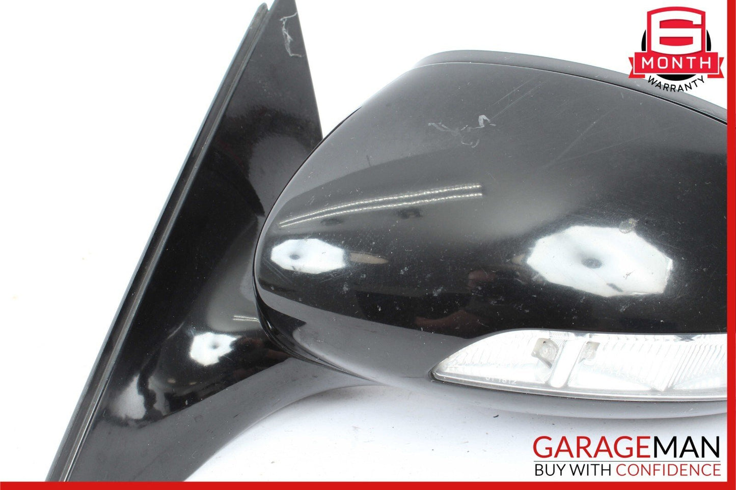 07-09 Mercedes W221 S550 S65 AMG Front Left Side Mirror Door Rear View Black OEM