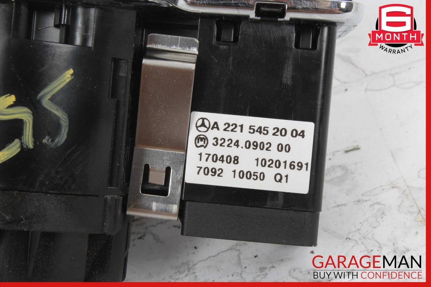 07-14 Mercedes W221 S550 S600 CL550 Headlight Head Light Switch Controller OEM