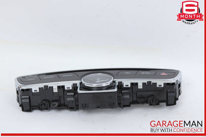 15-18 Mercedes W205 C300 Center Dashboard Hazard Control Switch w/ Clock Assy