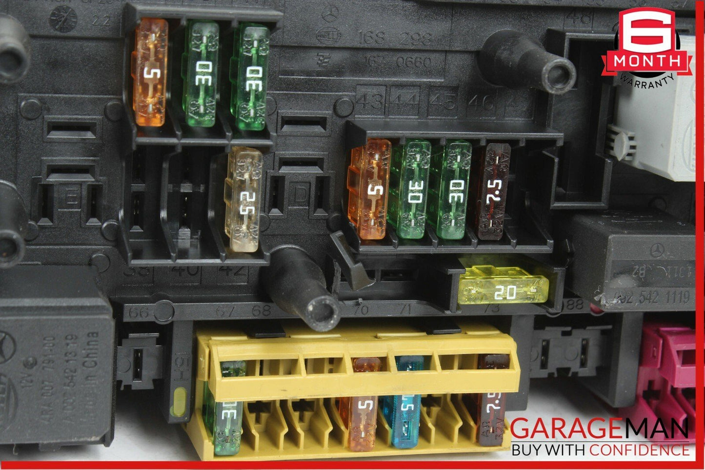 12-14 Mercedes W204 C250 C350 Rear SAM Fuse Box Relay Module Assembly OEM