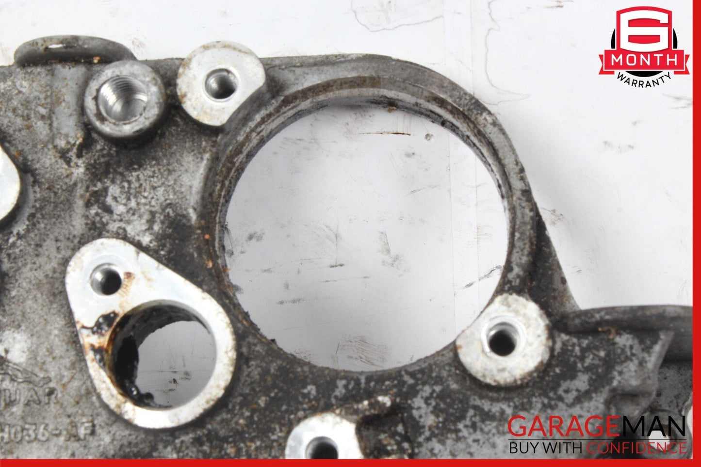 10-18 Jaguar XJ XJL X351 Right Side Engine Timing Cover Panel w/ Pulley OEM