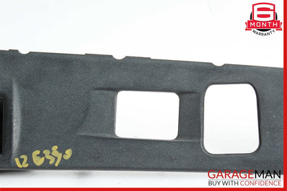 10-13 Mercedes W212 E350 E400 Sedan Trunk Lid Tailgate Handle Trim Black OEM