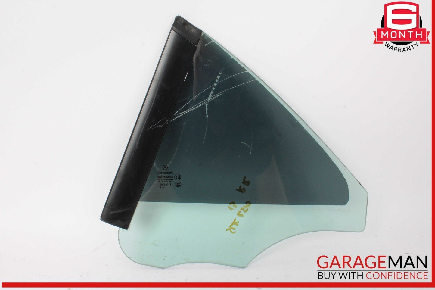 12-20 Mercedes R172 SLK250 Rear Right Passenger Side Quarter Window Glass OEM