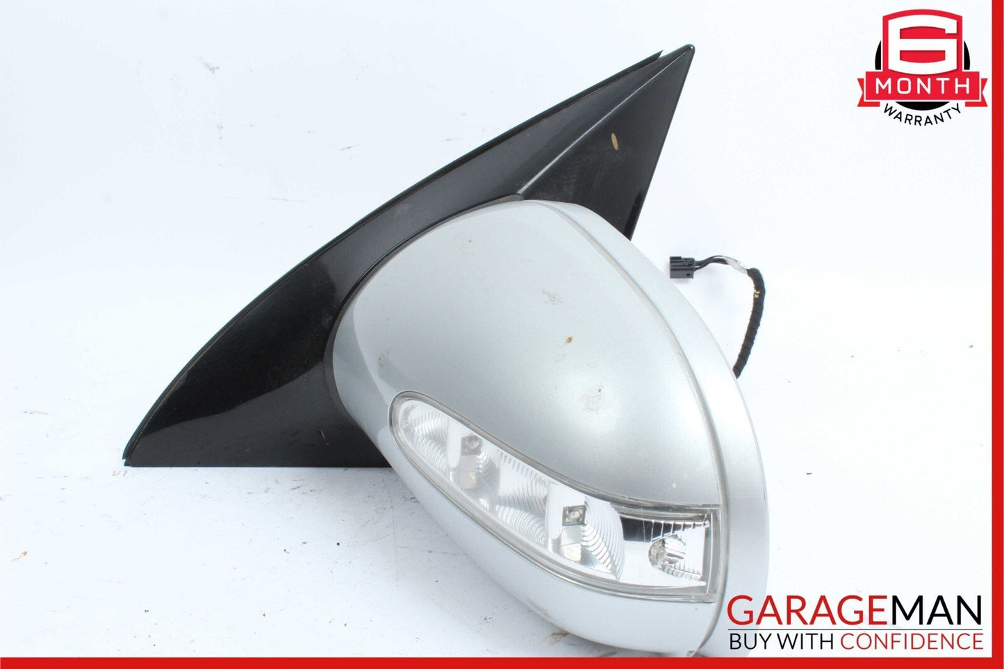 06-10 Mercedes W251 R350 Front Left Driver Side Mirror Door Rear View Silver OEM