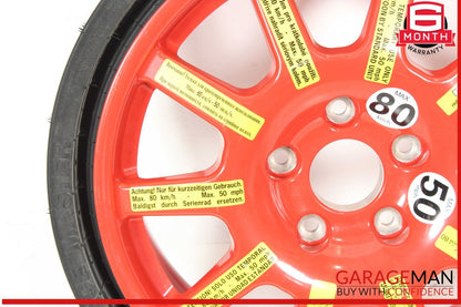 11-18 Porsche Cayenne 958 Emergency Spare Tire Wheel Donut Rim 18 18" OEM