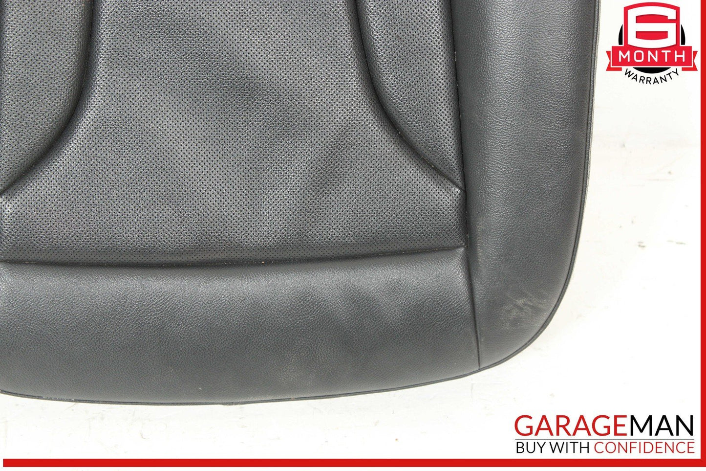 14-17 Audi SQ5 Rear Left Bottom Lower Seat Cushion Black OEM