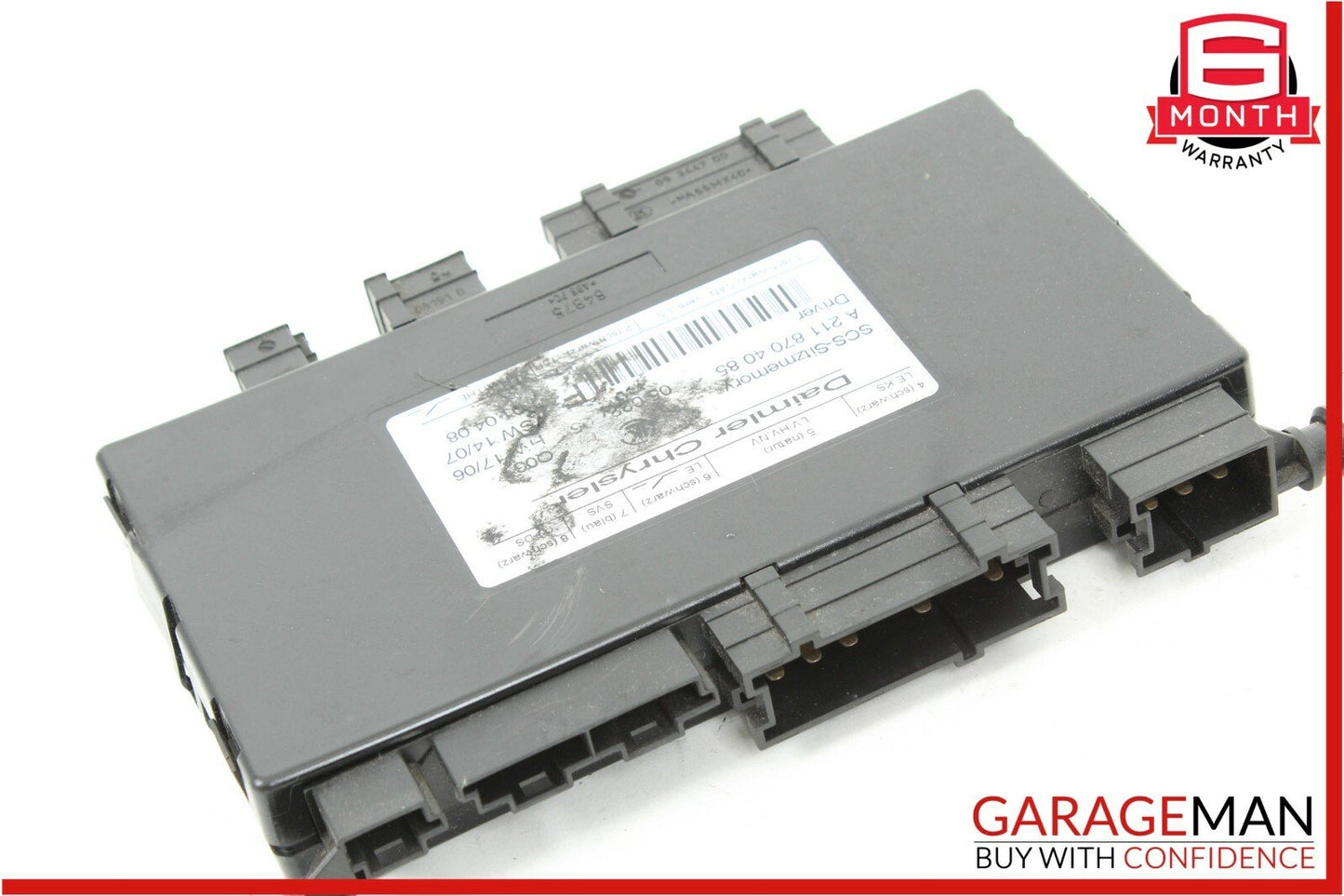 03-11 Mercedes X164 GL450 E350 Seat Control Module Front Left 2118704085 OEM