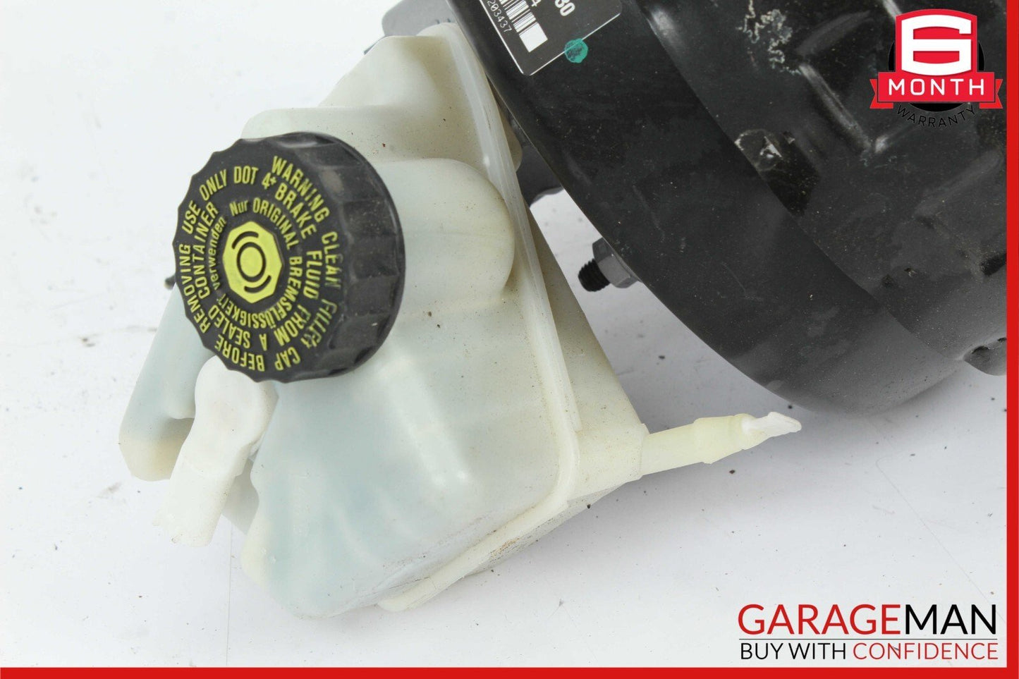 08-14 Mercedes W204 C300 E550 Power Brake Booster Master Cylinder Reservoir Assy