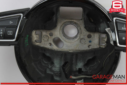 15-18 Audi Q3 Front Left Driver Side Steering Wheel Black 4L0419689A OEM