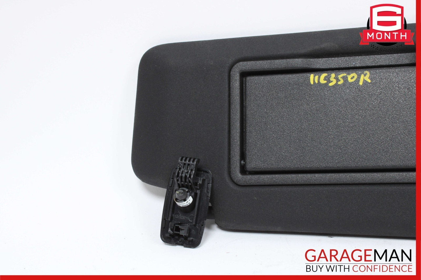 08-14 Mercedes W204 C350 Front Right Passenger Sun Visor Sunvisor Shade Black