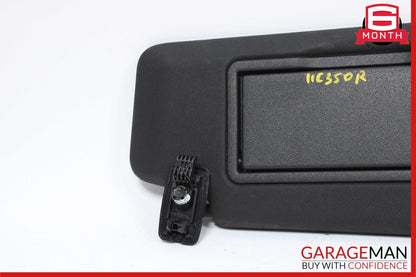 08-14 Mercedes W204 C350 Front Right Passenger Sun Visor Sunvisor Shade Black