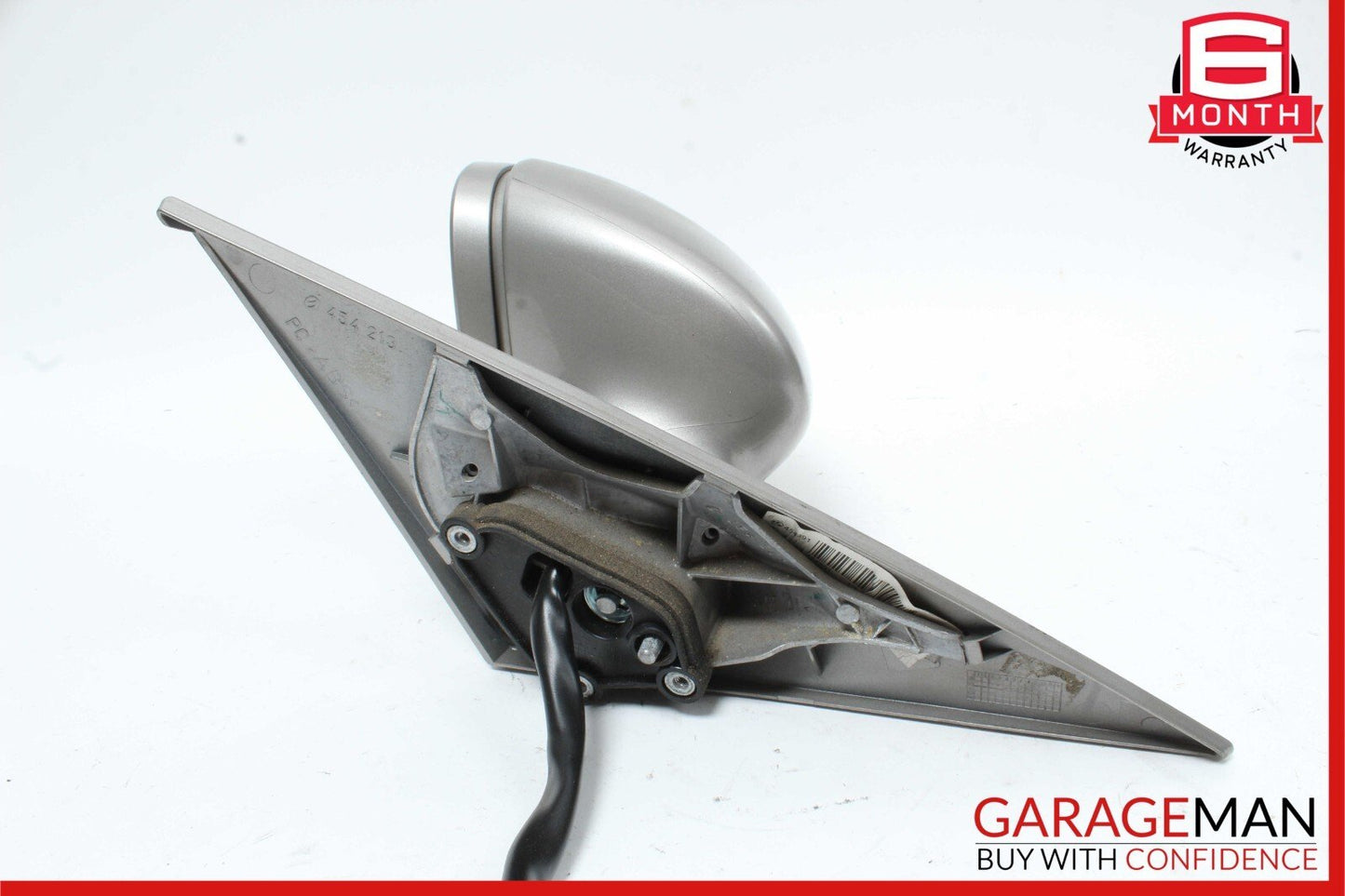 06-08 Mercedes W219 CLS500 Front Left Side Mirror Door Rear View Cubanite Silver