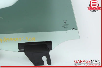 14-22 Maserati Ghibli M157 Rear Right Passenger Side Door Window Glass OEM
