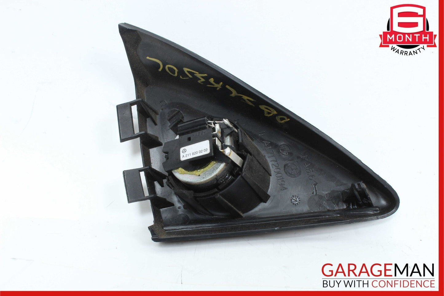 05-11 Mercedes R171 SLK350 Front Left Side Door Tweeter Speaker Cover Black