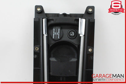 10-16 Porsche Panamera 970 Rear Center Console Storage Compartment Aluminium OEM