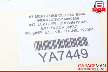 06-13 Mercedes W219 CLS550 R350 CL550 TPMS Tire Pressure Control 1645409545 OEM
