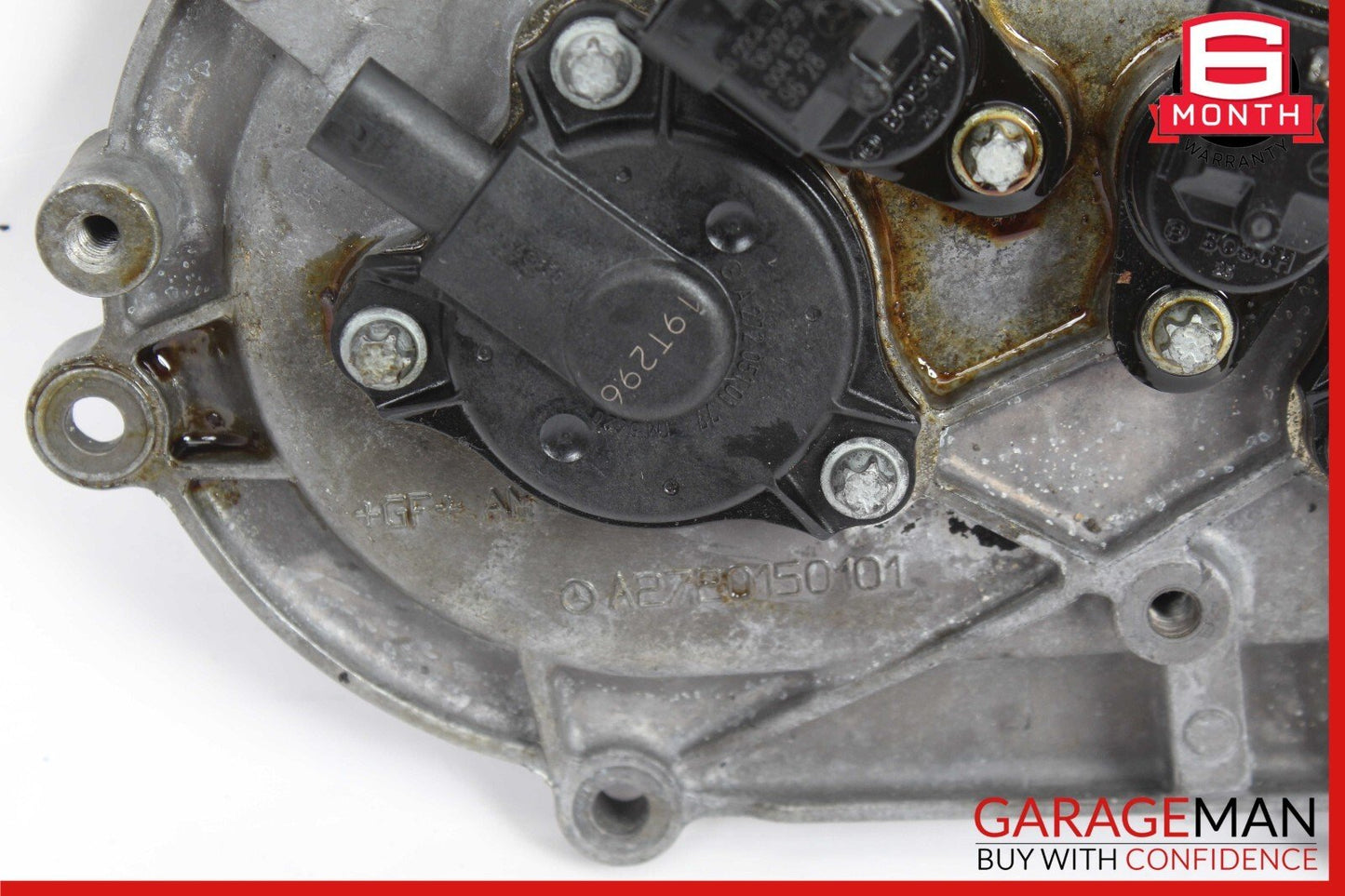 06-13 Mercedes W211 E350 R350 S400 Front Right Engine Timing Chain Cover Plate