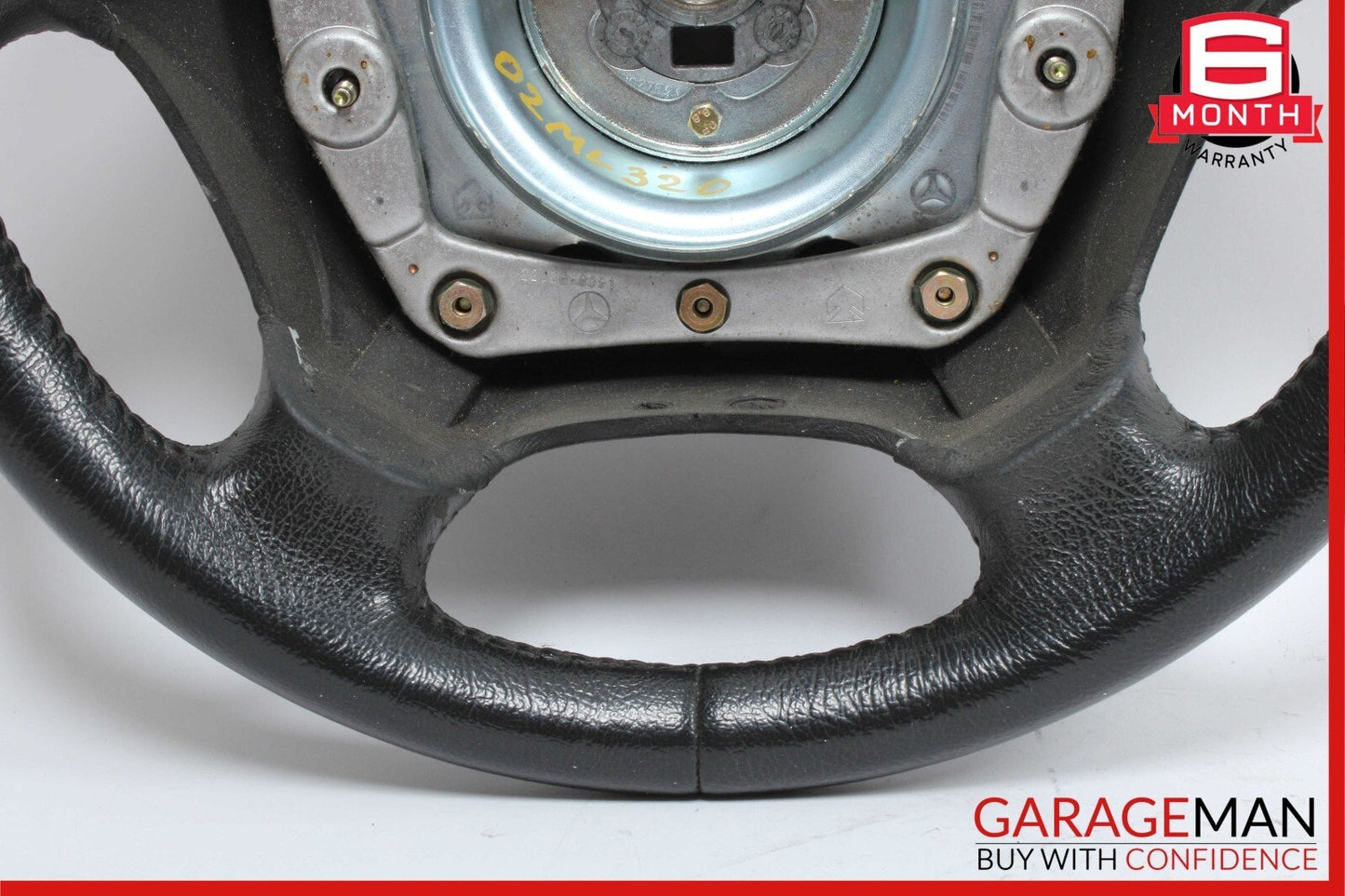 98-05 Mercedes W163 ML320 ML500 ML55 AMG 4 Spoke Driver Steering Wheel Black OEM