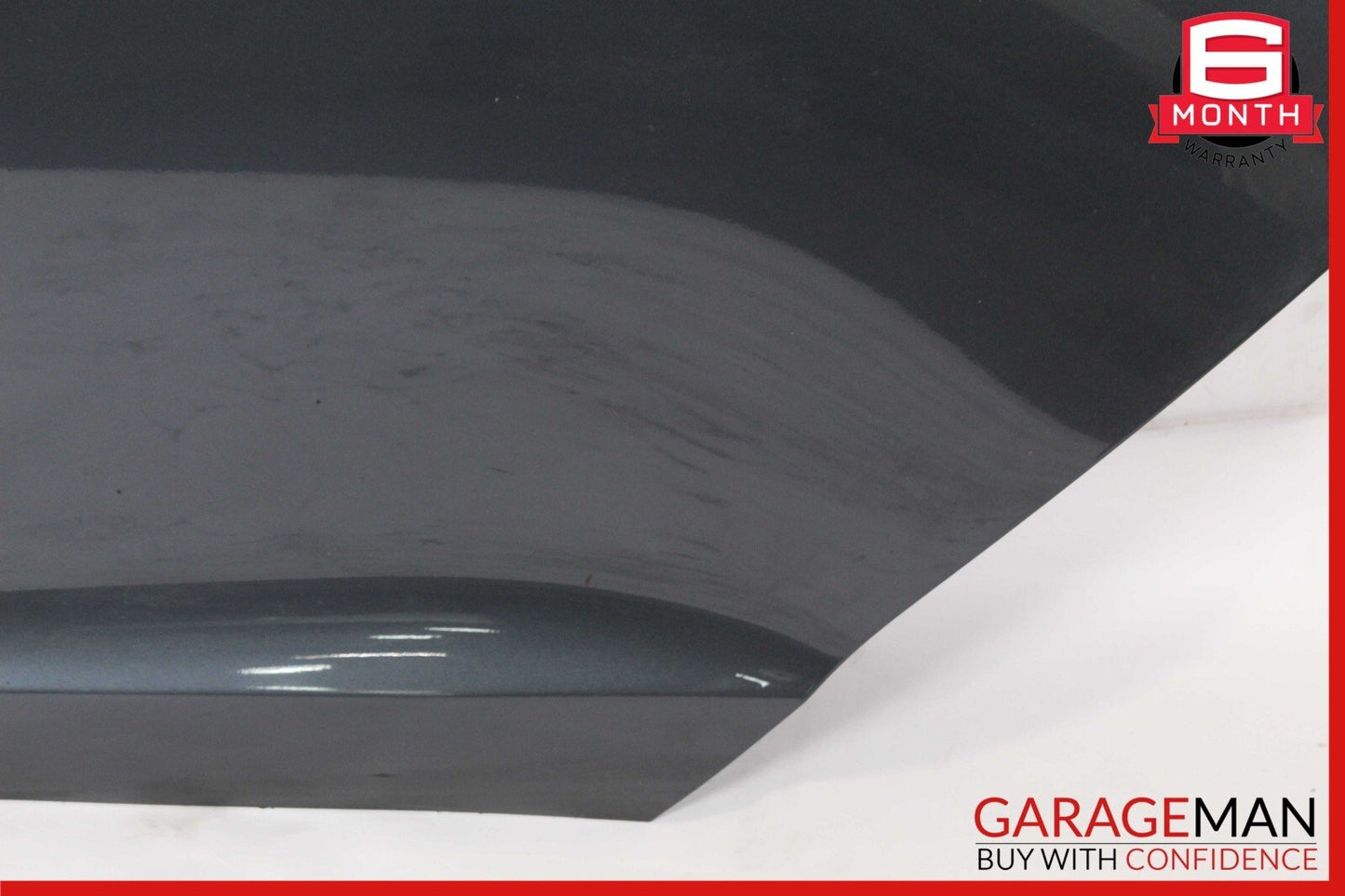 12-20 Tesla Model S Rear Left Driver Side Exterior Door Shell Panel Gray OEM