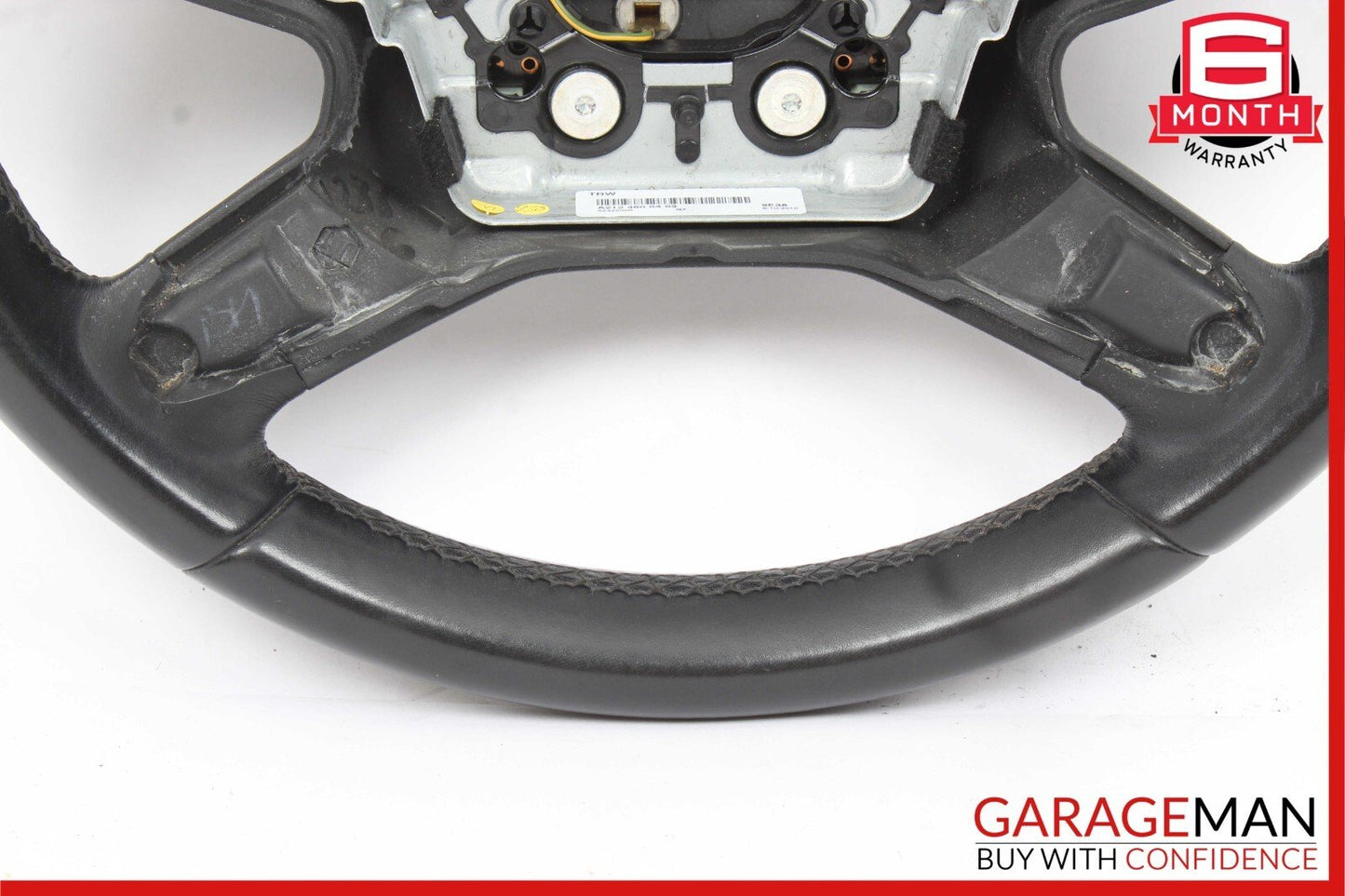 10-13 Mercedes W212 E350 E500 Drivers Steering Wheel w/ Leather Trim Black OEM
