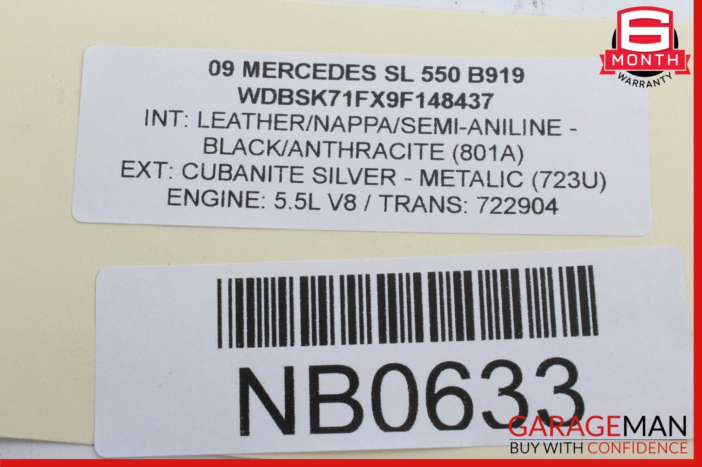 07-14 Mercedes R230 SL550 CL550 Sirius Satellite Radio Module Receiver OEM