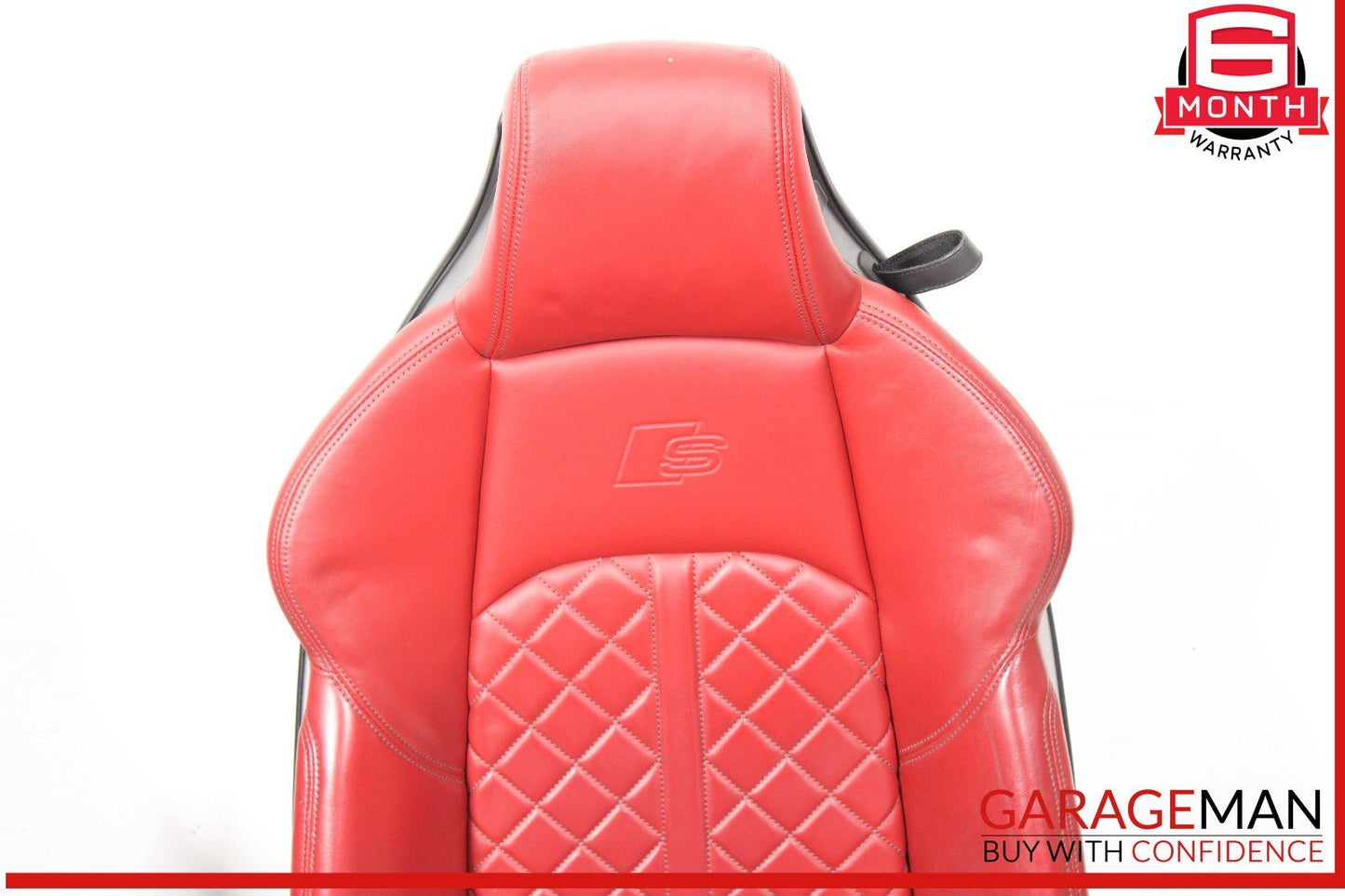 18-24 Audi S5 Complete Front & Rear Seats Seat Cushion Assembly Red OEM