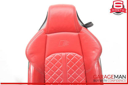 18-24 Audi S5 Complete Front & Rear Seats Seat Cushion Assembly Red OEM