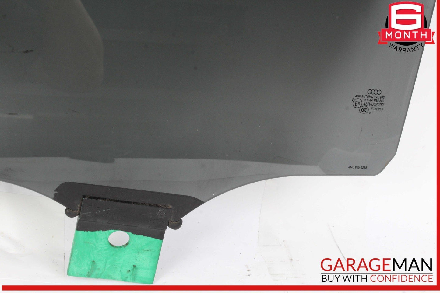 17-24 Audi Q7 Rear Left Driver Side Door Window Glass 4M0845025B OEM