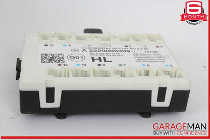 14-17 Mercedes W222 S550 Rear Left Driver Side Door Window Control Module OEM
