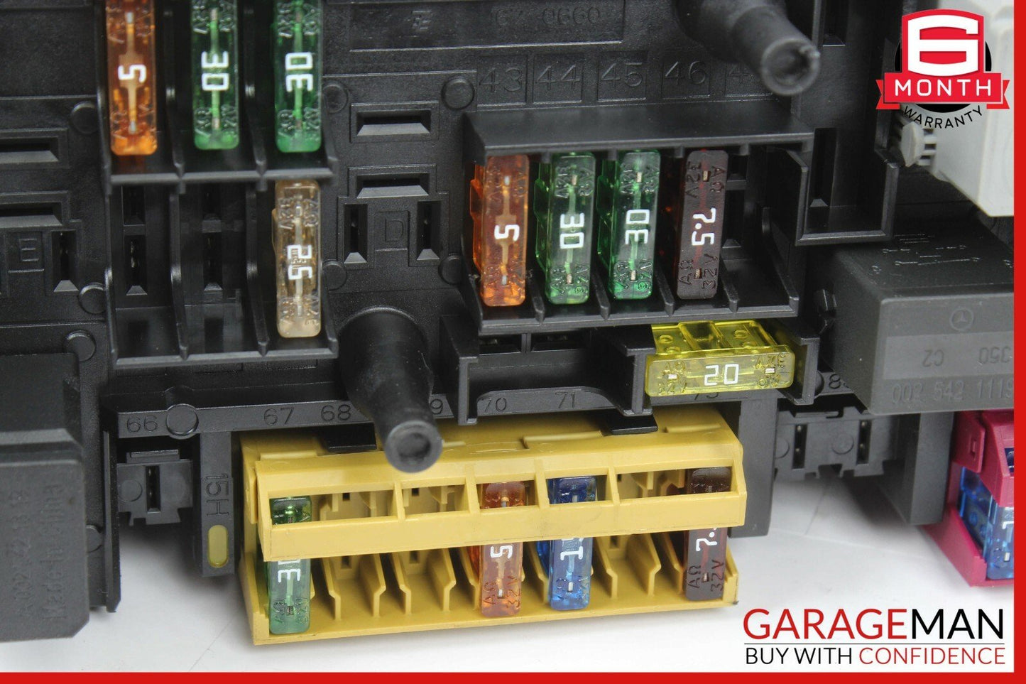 12-14 Mercedes W204 C250 C350 C63 AMG Rear SAM Fuse Box Relay Module Assembly