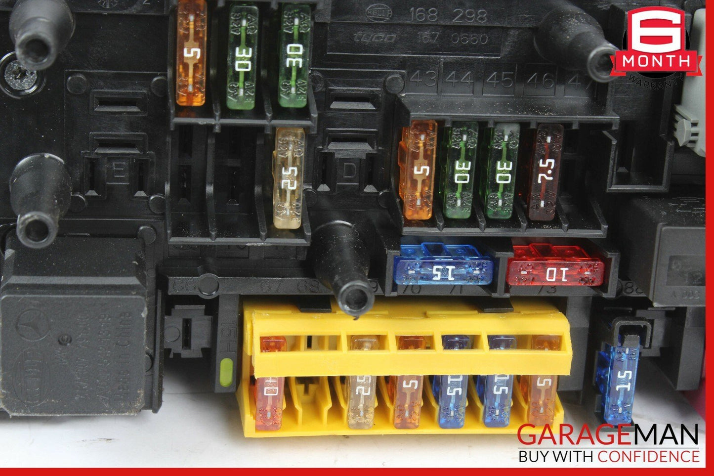 10-11 Mercedes W212 E500 E550 Rear SAM Module Fuse Box Relay 2129003702 OEM