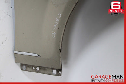 08-14 Mercedes W204 C250 C350 Front Right Passenger Side Wing Fender Panel Beige