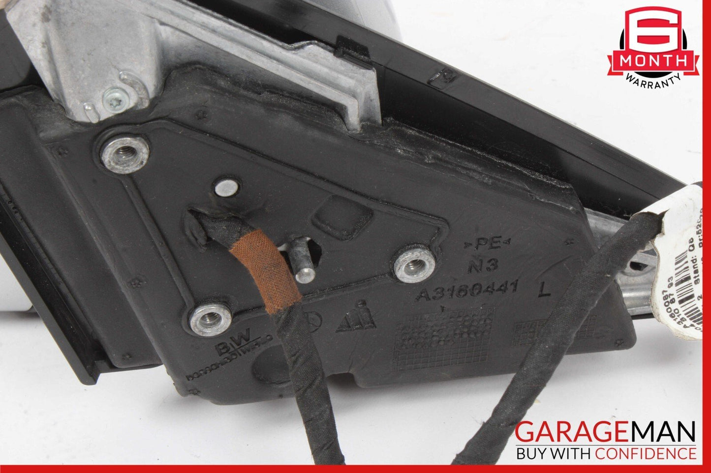 12-14 Mercedes W204 C250 C63 AMG Front Left Side Mirror Rear View Door Silver
