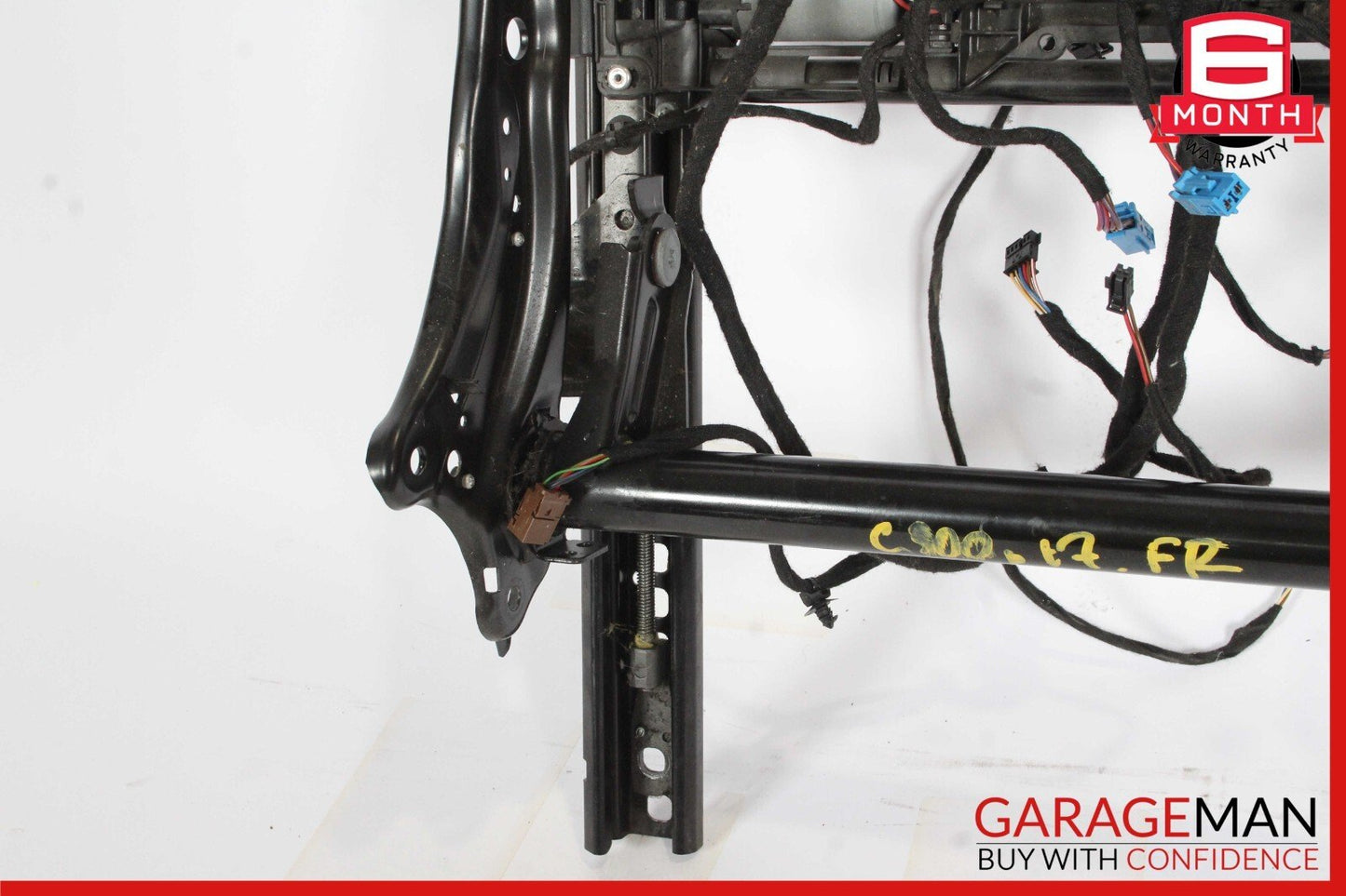 15-20 Mercedes W205 C300 Front Left Lower Bottom Seat Track Rail Motor Assembly