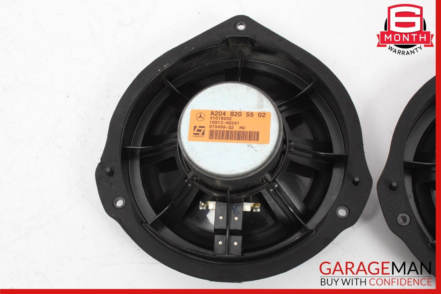 08-18 Mercedes W218 CLS500 C250 Front Door Audio Speaker Logic 7 Set of 2 Pc OEM
