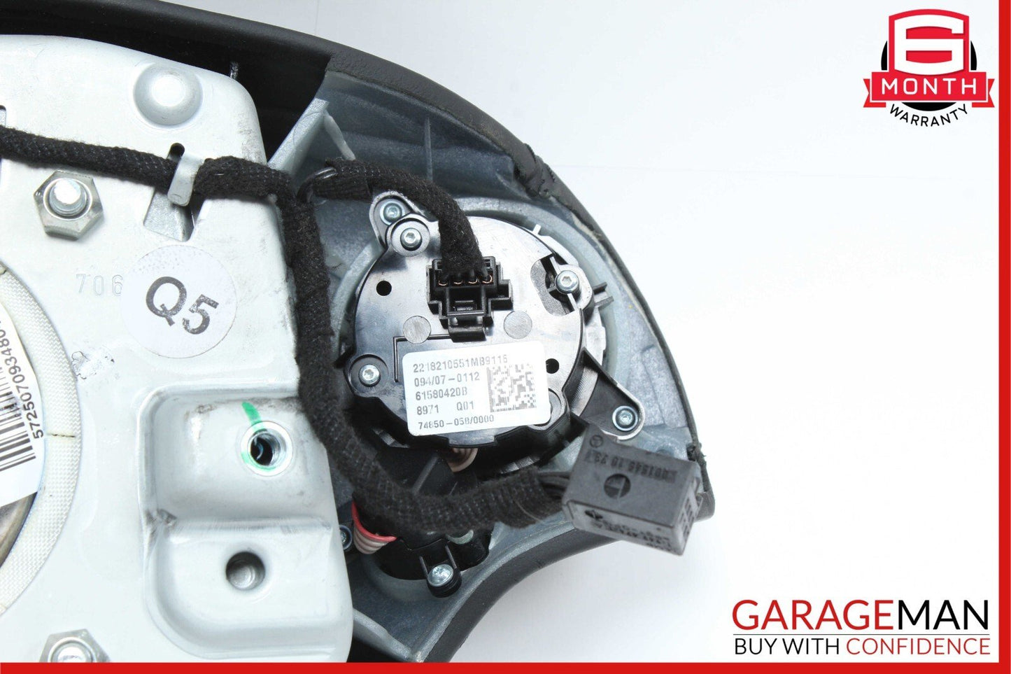 07-10 Mercedes W221 S600 S550 CL550 Steering Wheel Airbag Air Bag Black