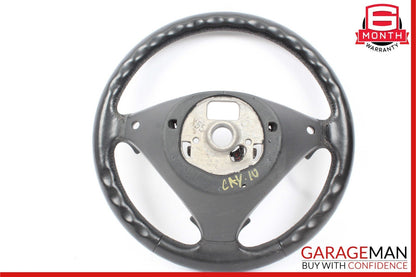 03-10 Porsche Cayenne 955 957 3 Spoke Driver Steering Wheel Leather Black