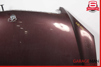 07-13 Mercedes W221 S550 Front Hood Bonnet Cover Panel Air Vent Assy Carneol Red