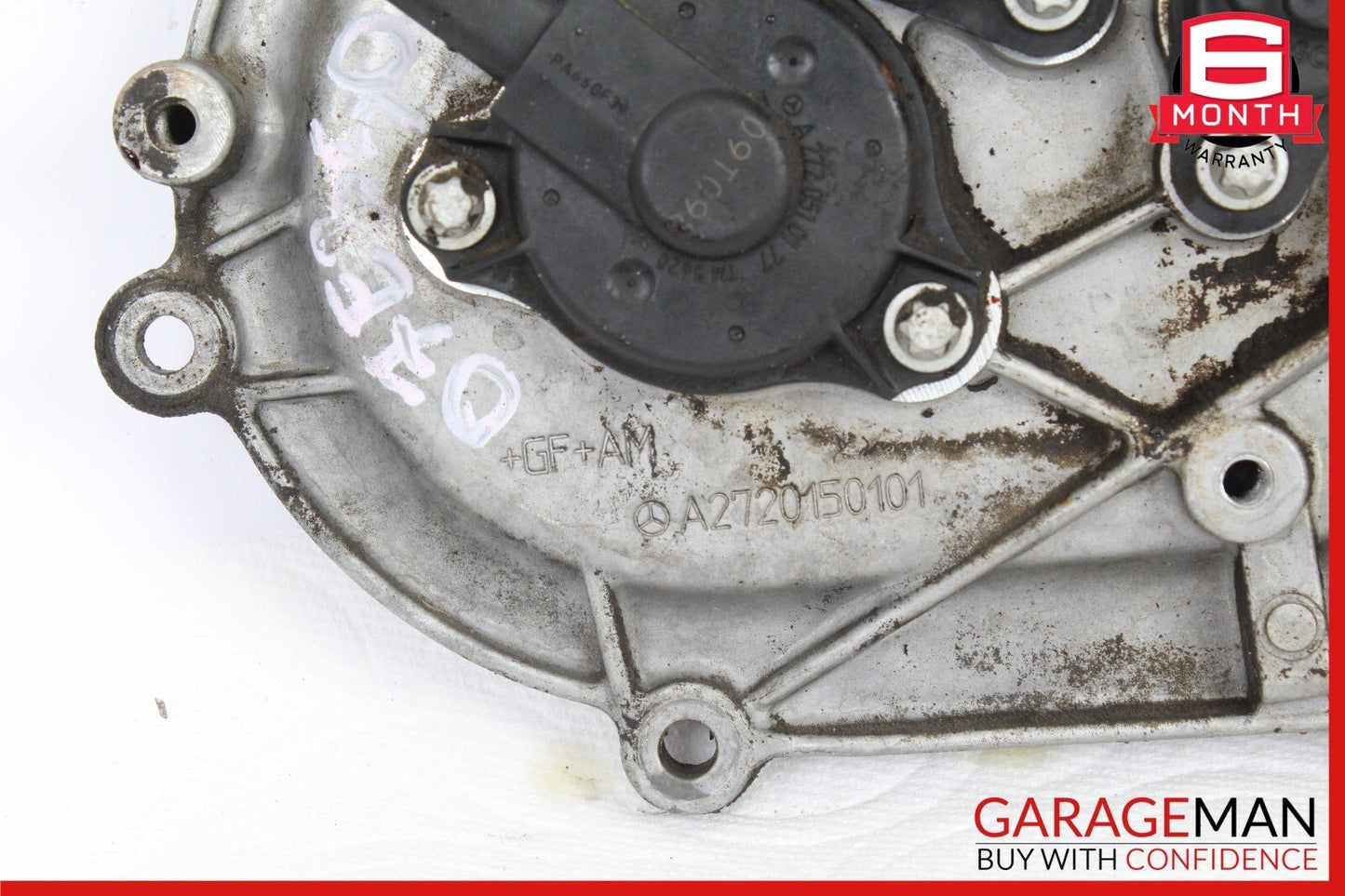 Mercedes W204 C350 E350 Front Right Side Engine Timing Chain Cover Plate