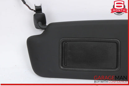15-18 Audi Q3 Q5 Front Left Driver Side Sun Visor Sunvisor Black 8K0857551 OEM